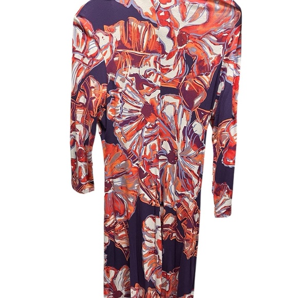 Tommy Bahama Purple and Orange Long Sleeve Dress - Picture 2 of 2